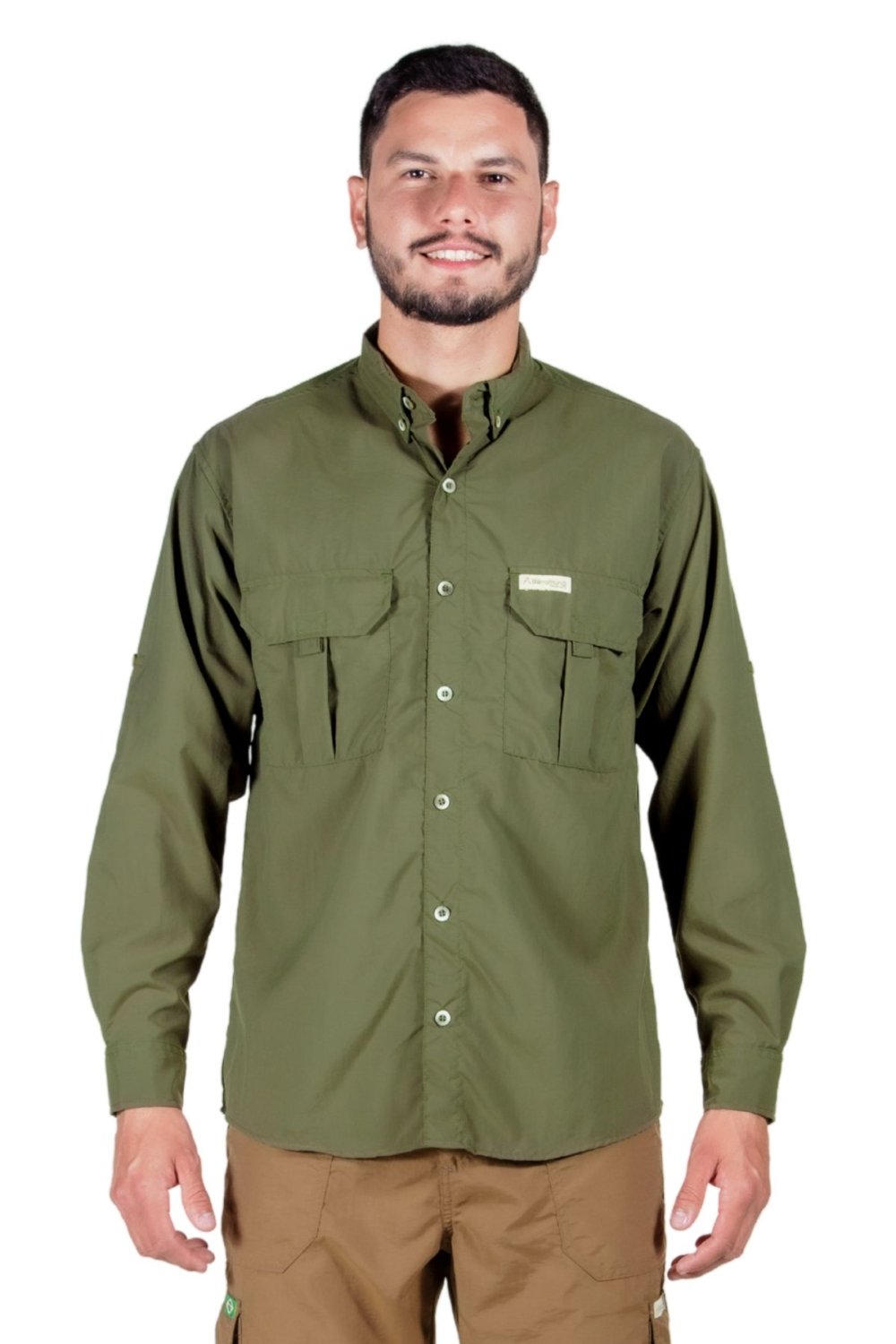 Camisa Adventure Uv50+ Verde Musgo - Masc
