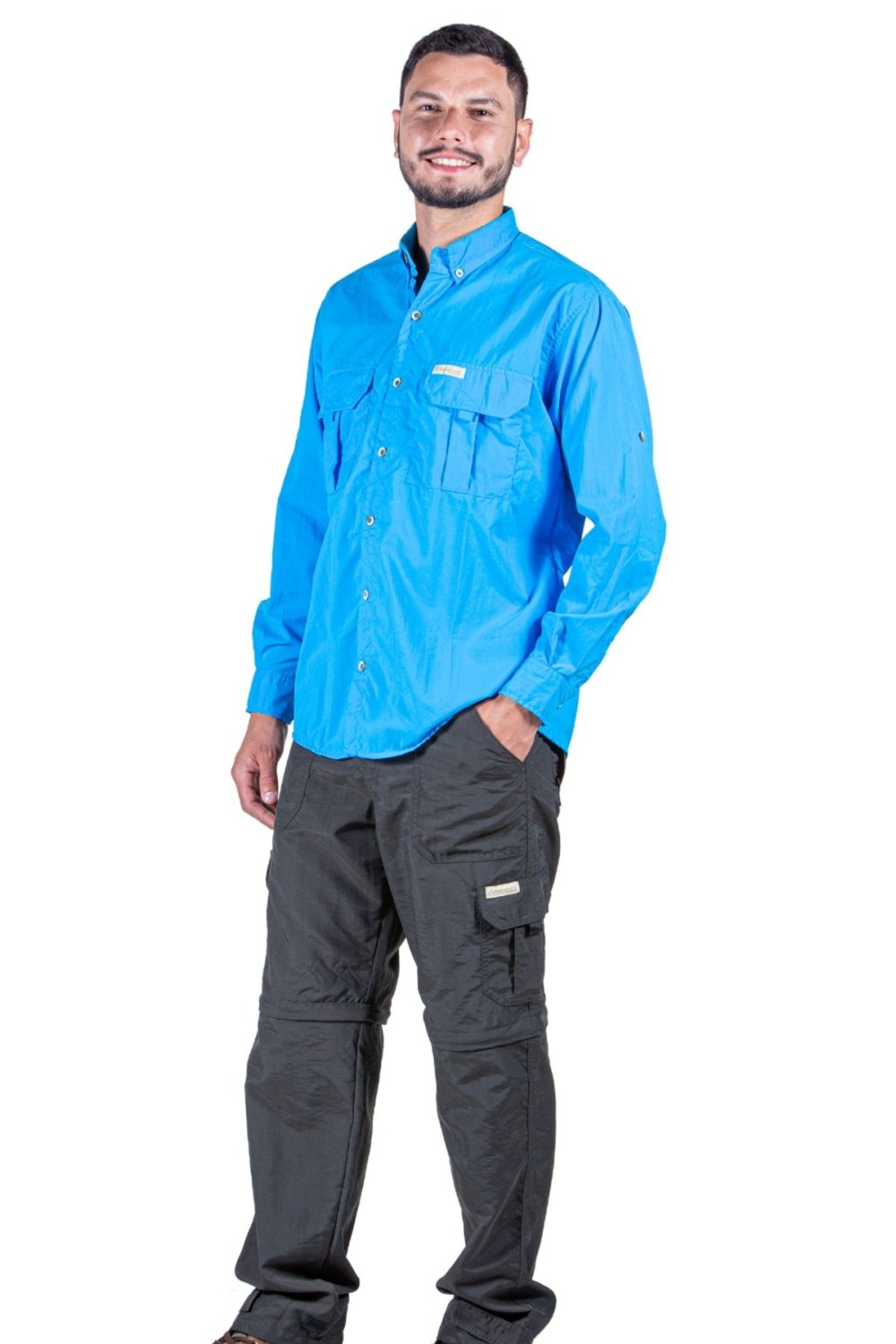 Camisa Adventure Uv50+ Azul Aço - Masc - Image 2