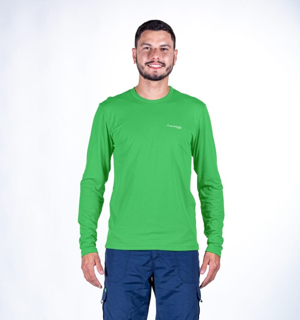 Camiseta Dry Fit Uv50+ Verde Bandeira - Masc