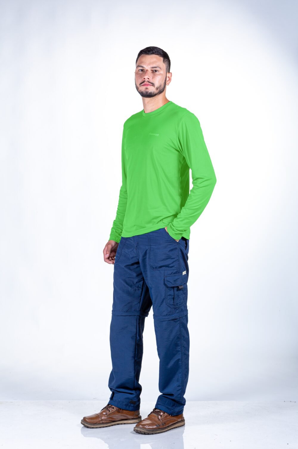 Camiseta Dry Fit Uv50+ Verde Bandeira - Masc - Image 2