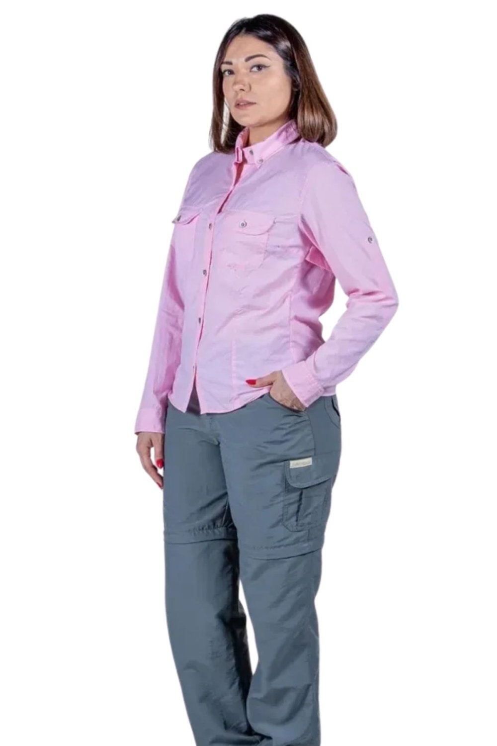 Camisa Adventure Uv50+ Rosa - Fem - Image 2