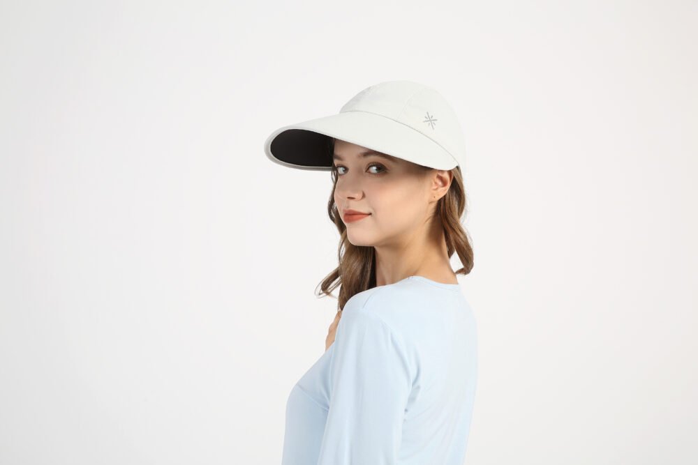 Chapéu/Viseira UVX com Proteção Solar UV50+ Branco