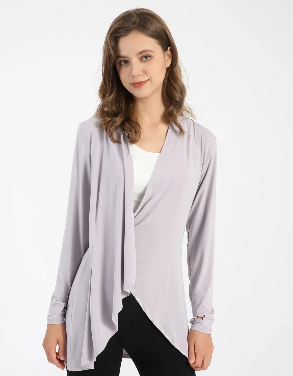 Sun Cardigan UVX Uv50+ Cinza - Fem - Image 2