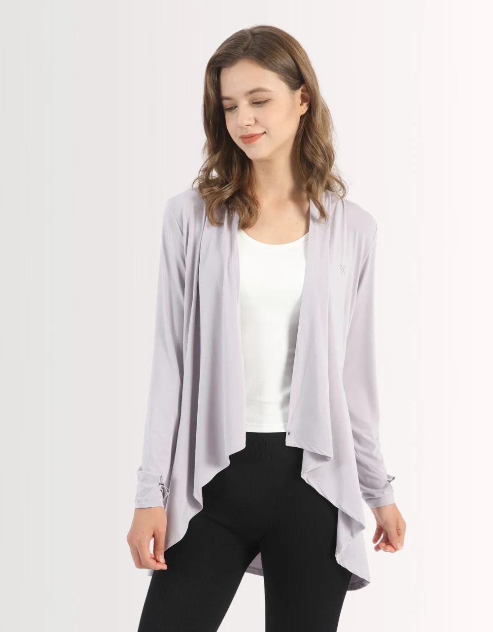 Sun Cardigan UVX Uv50+ Cinza - Fem