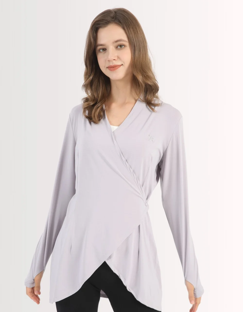 Sun Cardigan UVX Uv50+ Cinza - Fem - Image 3
